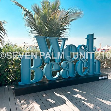 Luxus-Studio Mit Private Beach In Top-Lage, Meerblick & Infinity Pool! Dubai Exteriör bild
