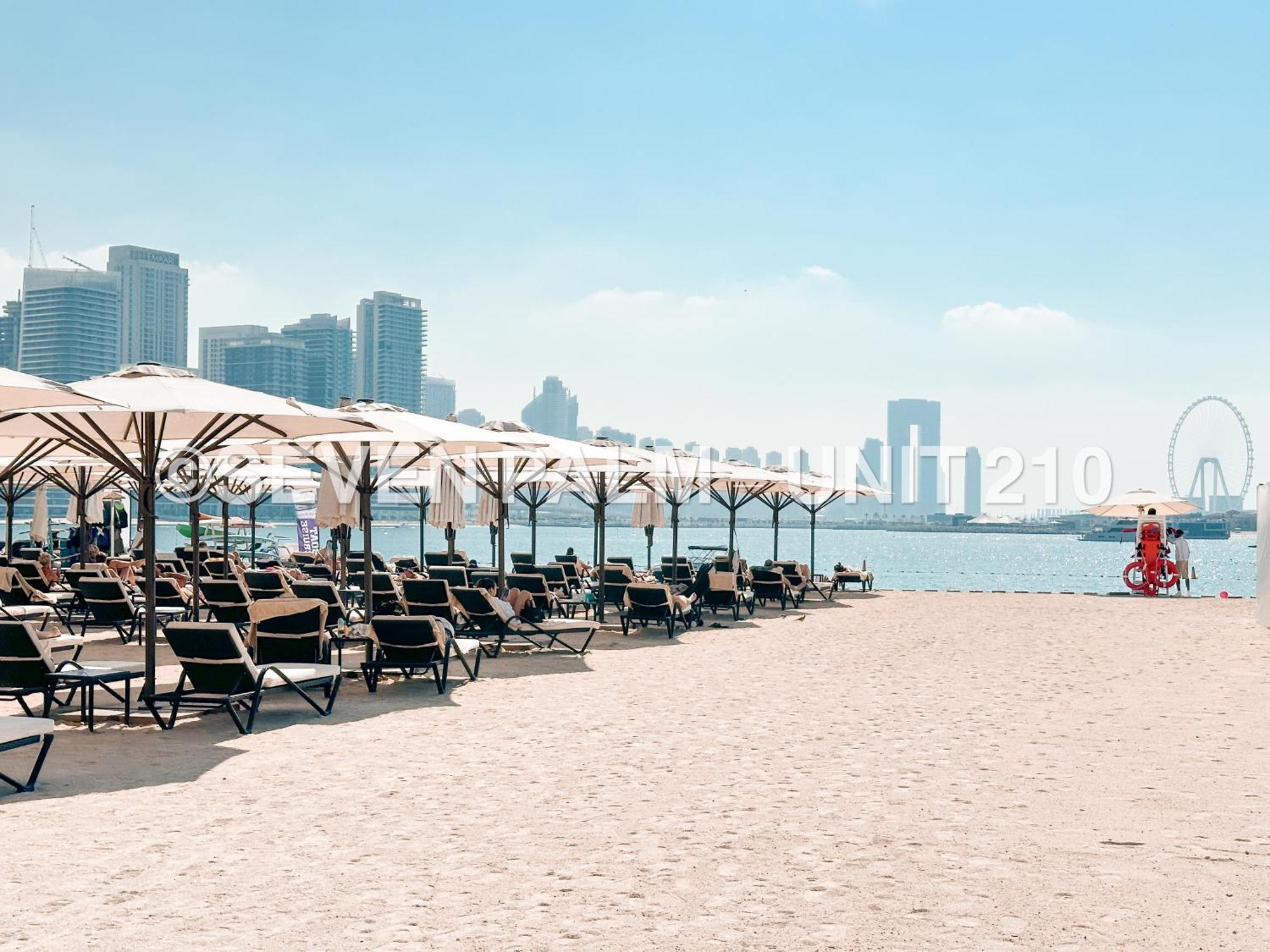Luxus-Studio Mit Private Beach In Top-Lage, Meerblick & Infinity Pool! Dubai Exteriör bild