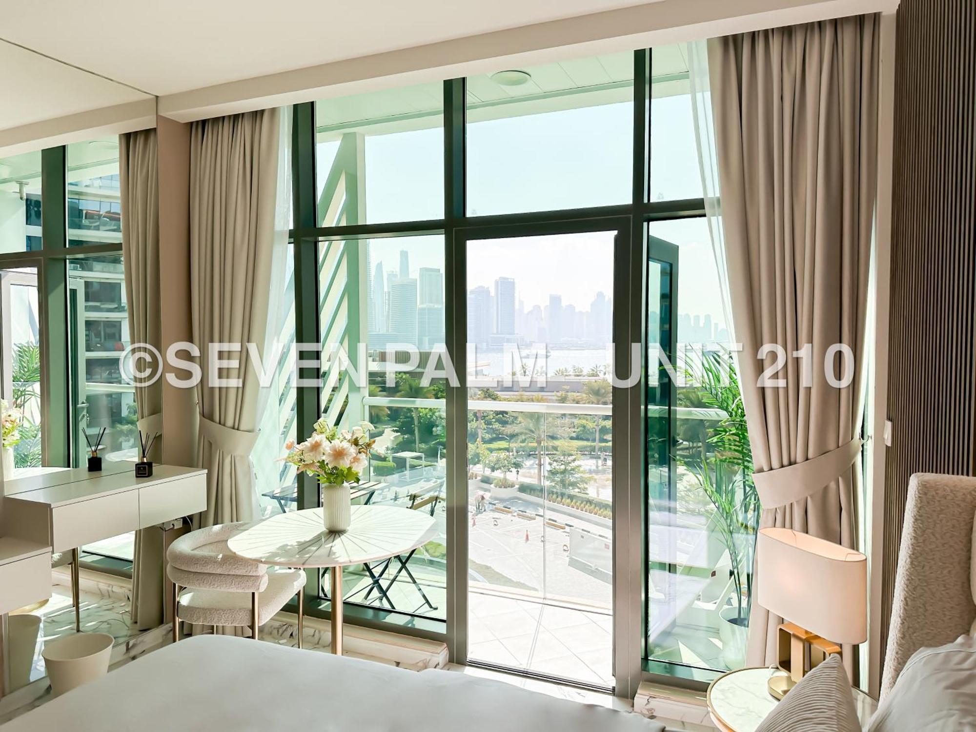 Luxus-Studio Mit Private Beach In Top-Lage, Meerblick & Infinity Pool! Dubai Exteriör bild