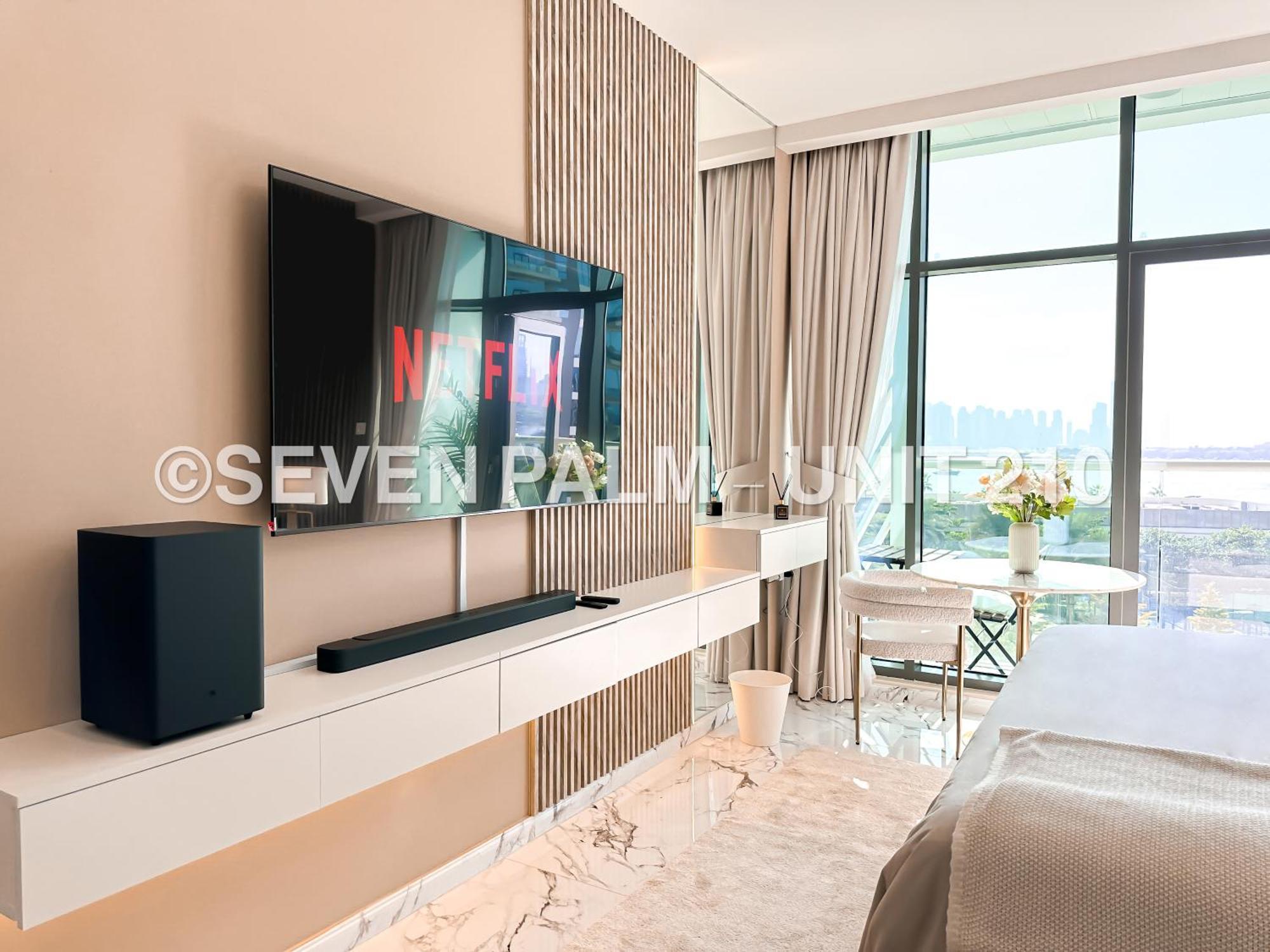 Luxus-Studio Mit Private Beach In Top-Lage, Meerblick & Infinity Pool! Dubai Exteriör bild
