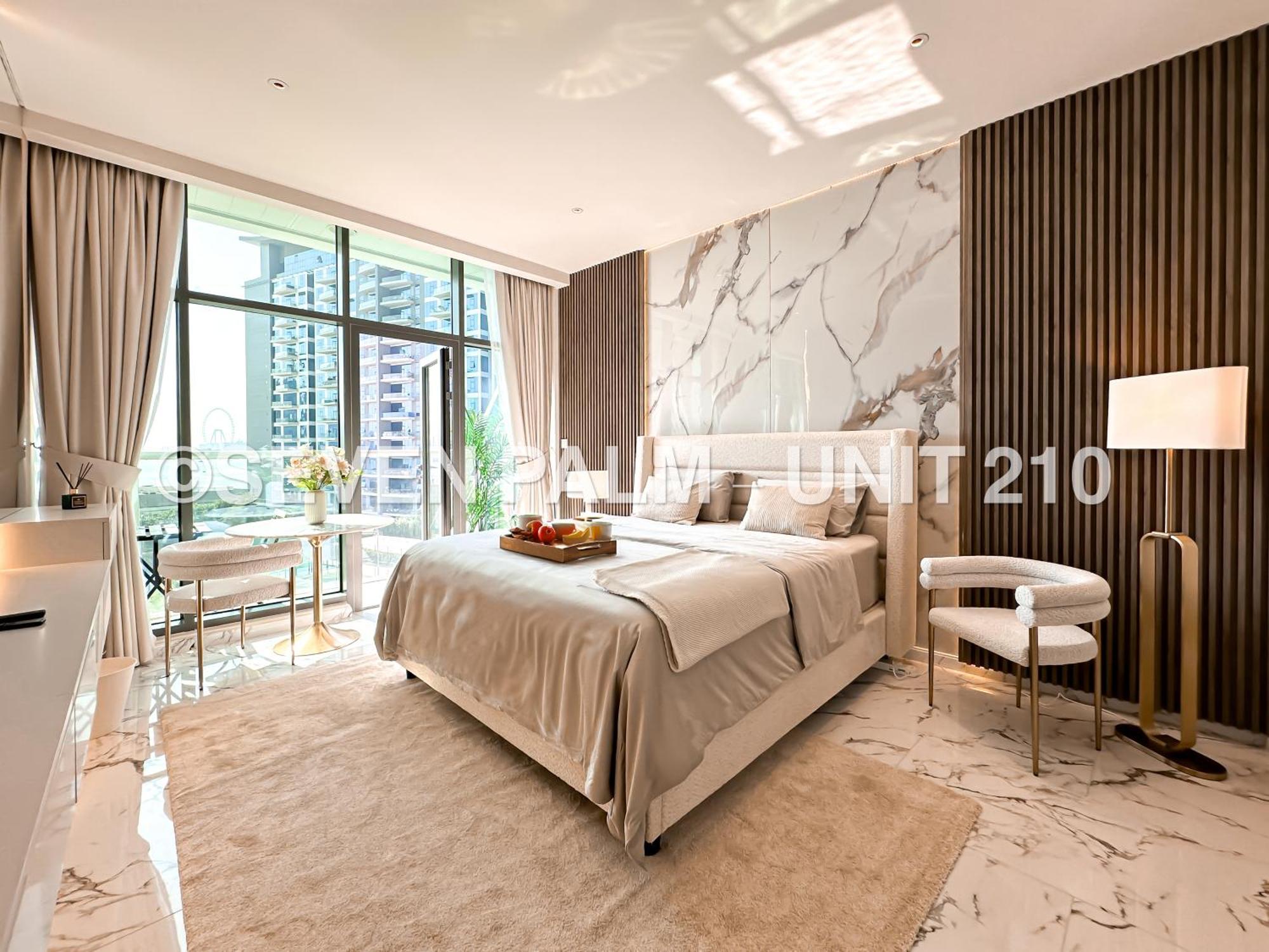Luxus-Studio Mit Private Beach In Top-Lage, Meerblick & Infinity Pool! Dubai Exteriör bild