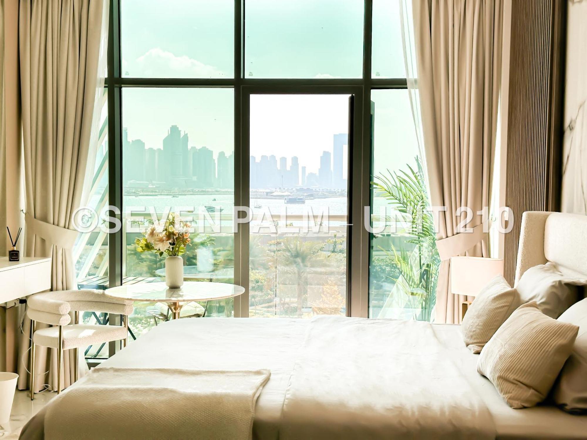 Luxus-Studio Mit Private Beach In Top-Lage, Meerblick & Infinity Pool! Dubai Exteriör bild