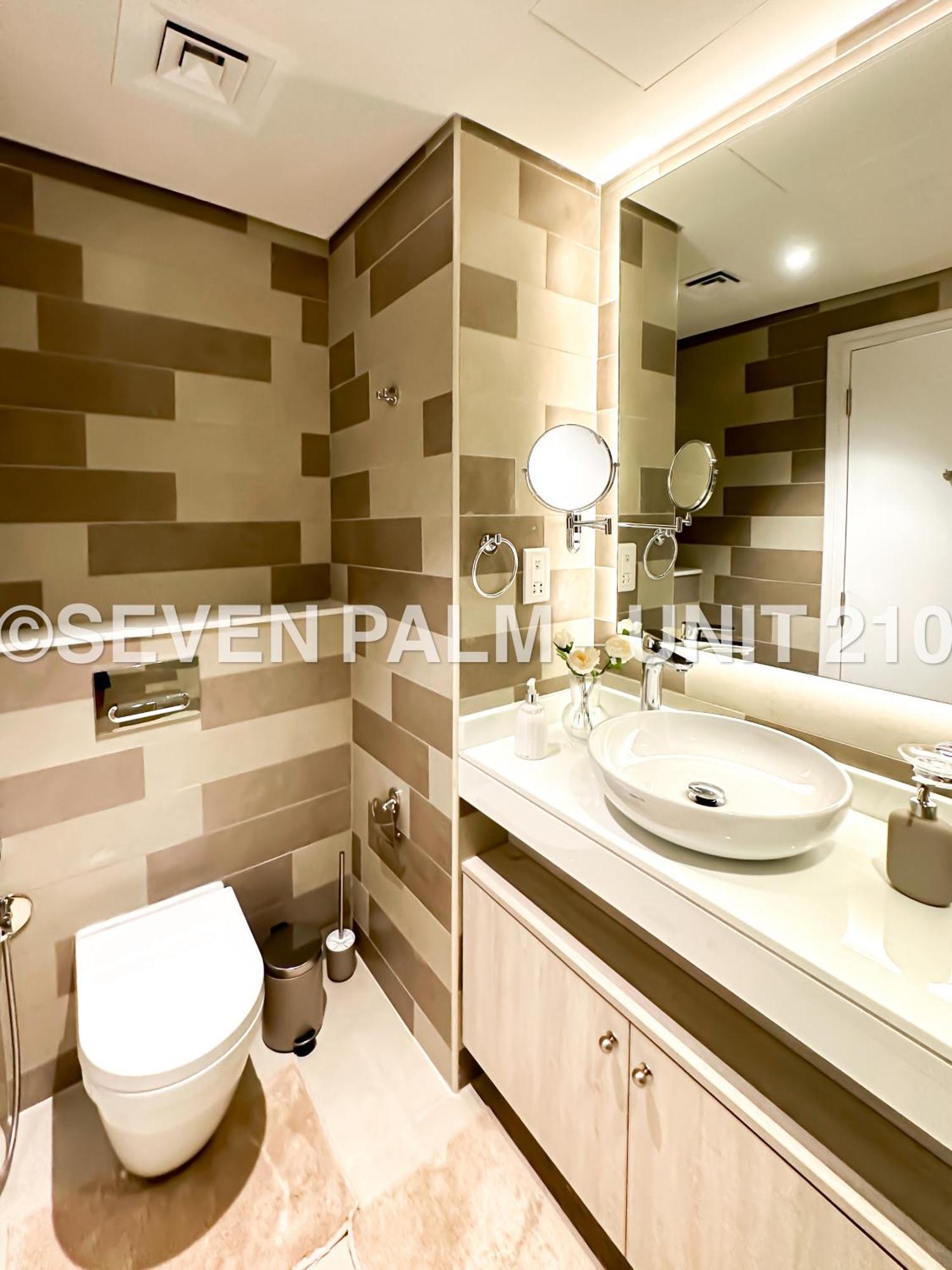 Luxus-Studio Mit Private Beach In Top-Lage, Meerblick & Infinity Pool! Dubai Exteriör bild