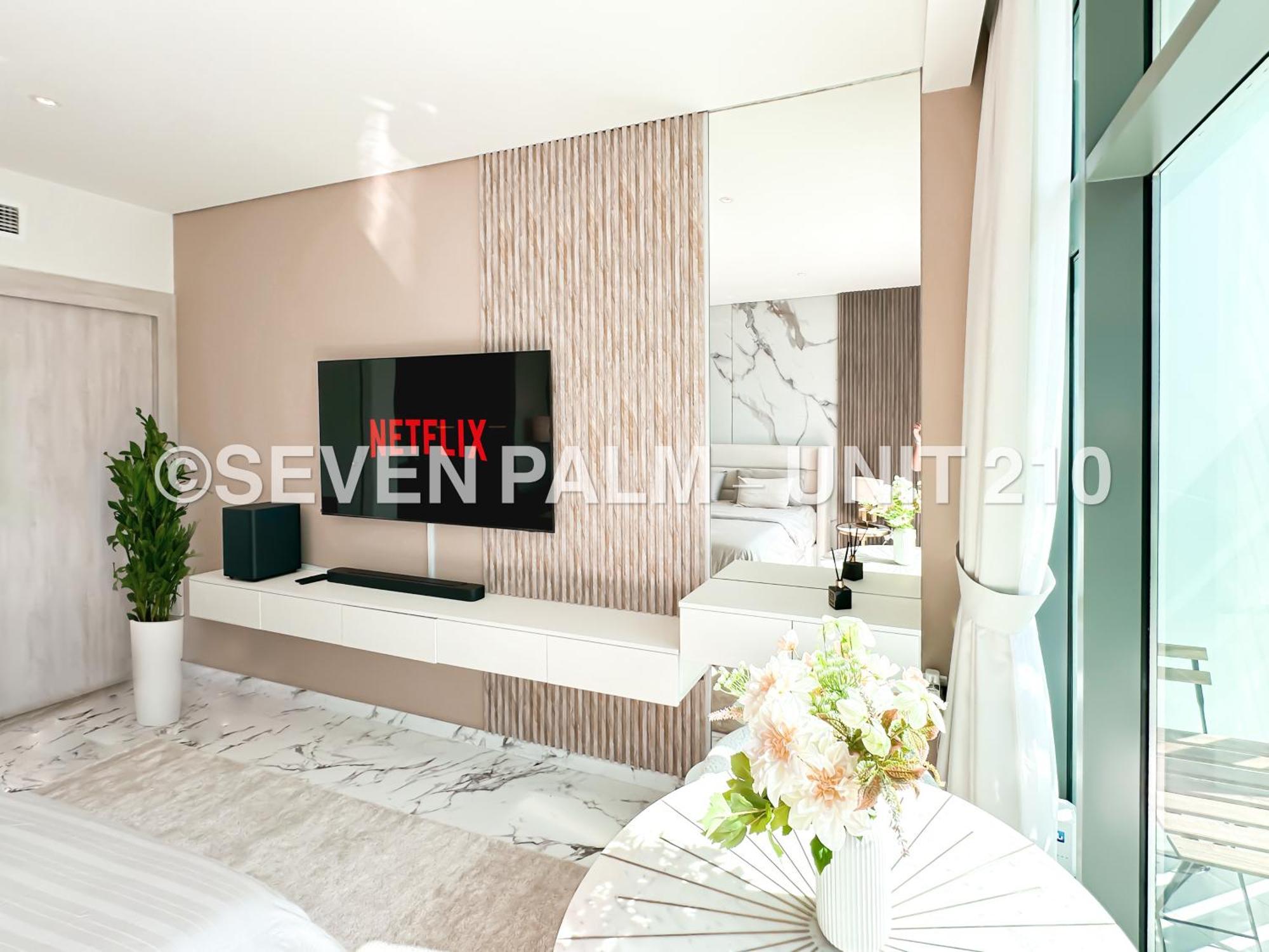 Luxus-Studio Mit Private Beach In Top-Lage, Meerblick & Infinity Pool! Dubai Exteriör bild